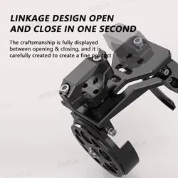 Soporte Portavasos Plegable para Moto – Antivibración y Rotación 360°
