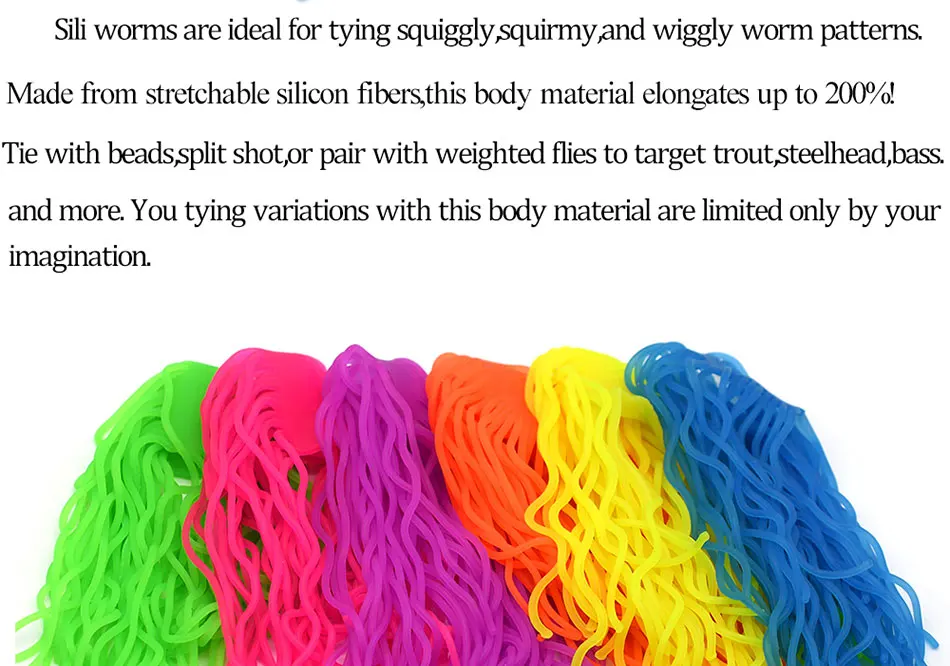 Colores disponibles del material Squirmy
