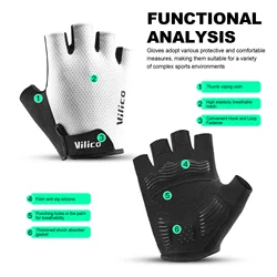 Guantes de pesca medio dedo antideslizantes transpirables