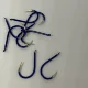 Anzuelos Kago Azules con Barba de Acero Alto Carbono para Carpa - imagen 5