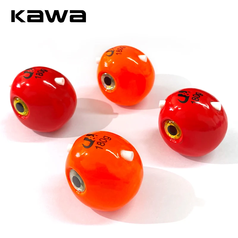 Cabezas de jig UV Kawa Fishing con ojos 3D – para bacalao y lubina