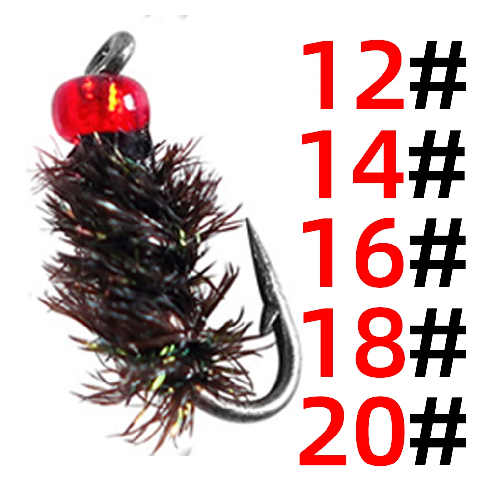 Anzuelos triples para pesca con mosca - Plumas de trucha - imagen 3