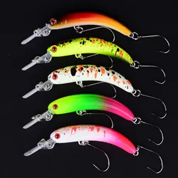 Wobbler minnow hundimiento lento de cebo duro para pesca