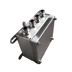 Caja electrónica estanca de aluminio mecanizada CNC con corte láser