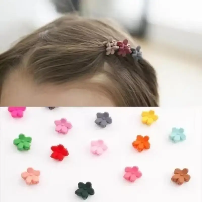 Pinza de pelo para montaje cebado con flor pastel – clip - imagen 2