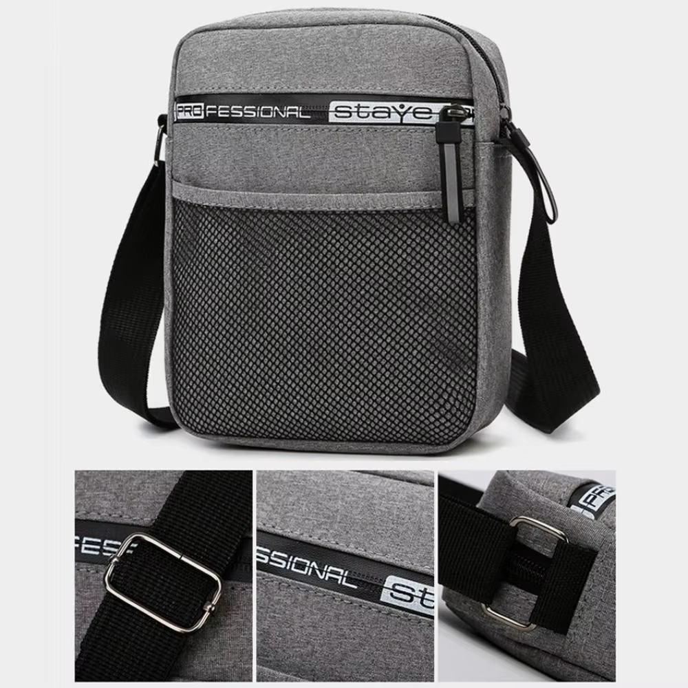 Bolso Bandolera para Hombre con Compartimento para Teléfono y Monedas - imagen 2