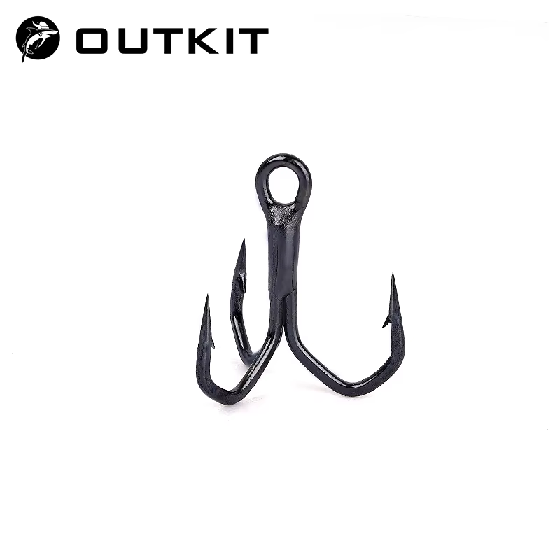 Anzuelos triples OUTKIT de acero al carbono