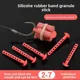 Banda de goma silicona porosa para stick de partículas