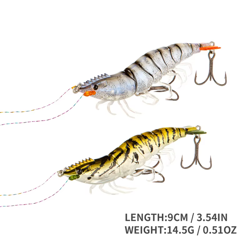 ILURE Swimbait de silicona – Tres anzuelos, señuelo luminoso para calamar - imagen 3