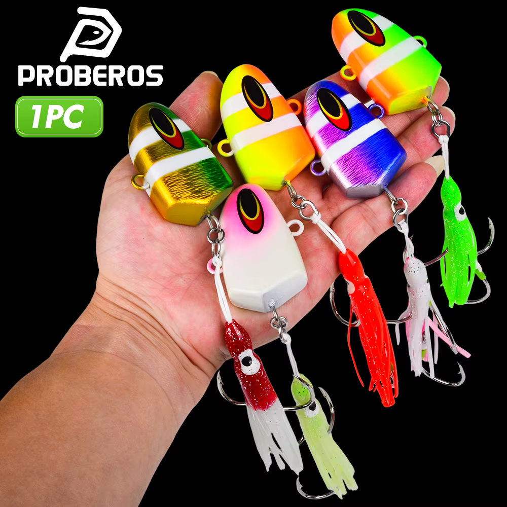 Señuelo Pesca Fondo PROBEROS – Anzuelos Triples para Barco - imagen 5