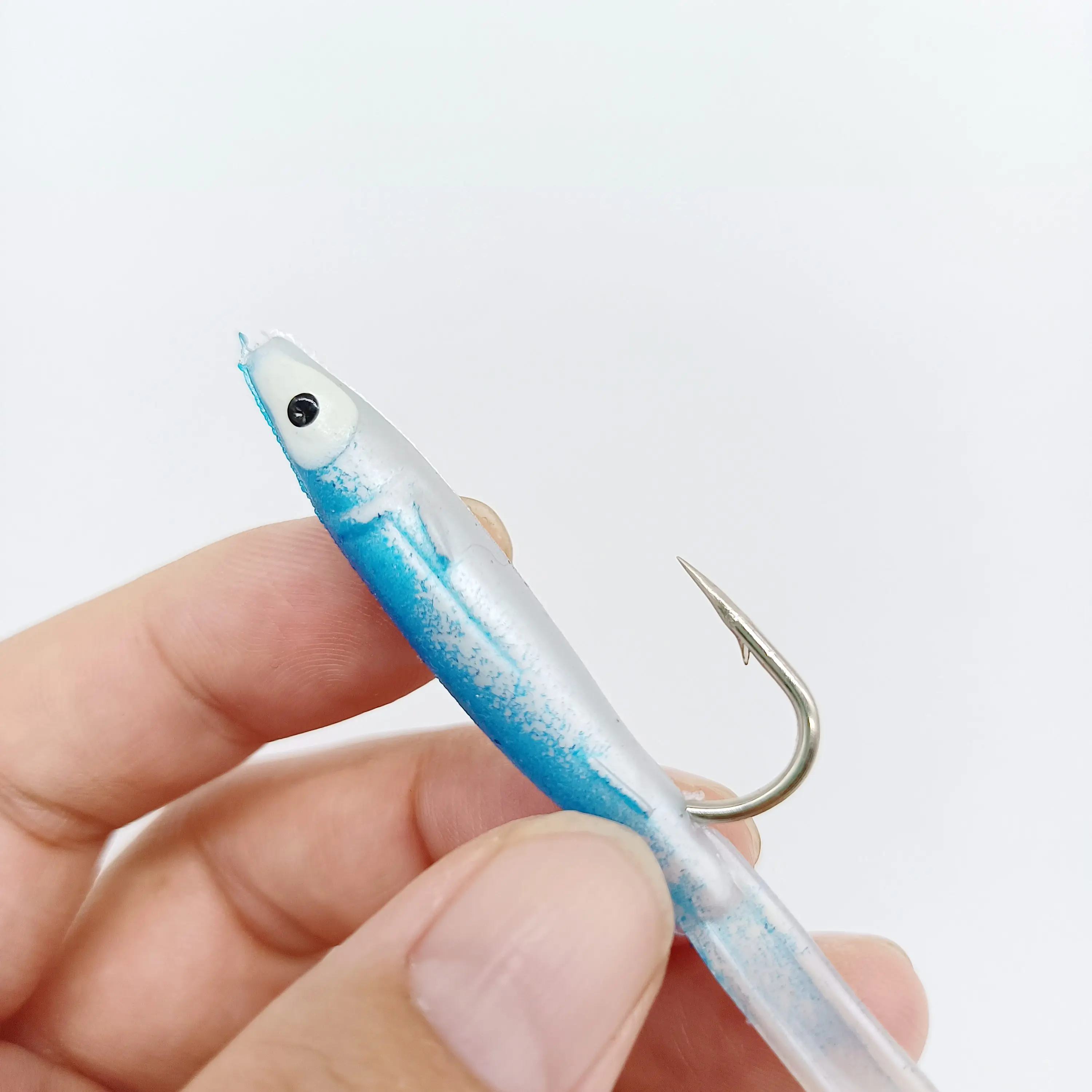 DUODUOYU Cebo de vinilo anguila para pesca en agua salada - imagen 5
