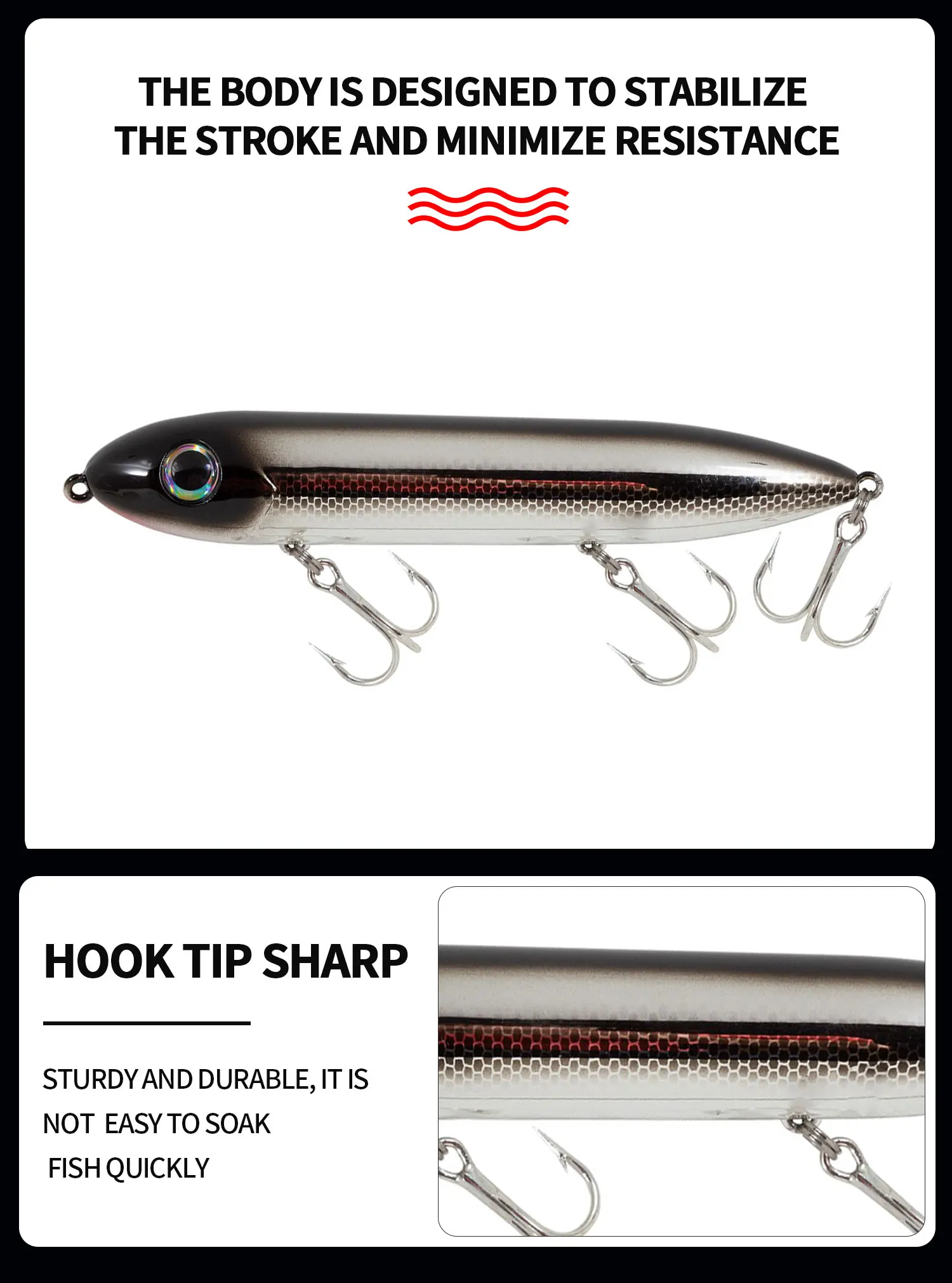 Topwater para lucio y lubina