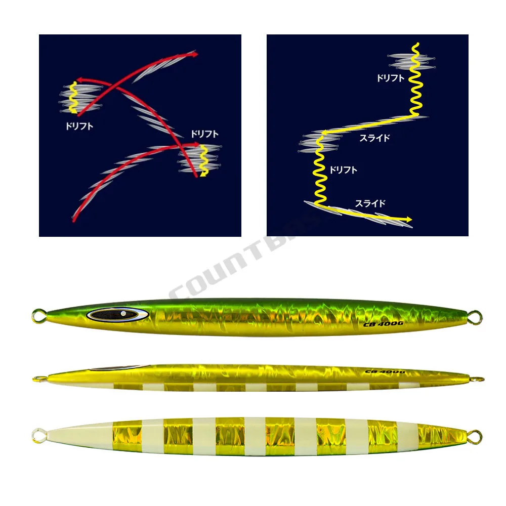 COUNTBASS Jig Vertical Luminoso para Pesca Salada - imagen 4
