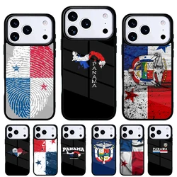 Funda iPhone bandera Panamá – Carcasa trasera compatible
