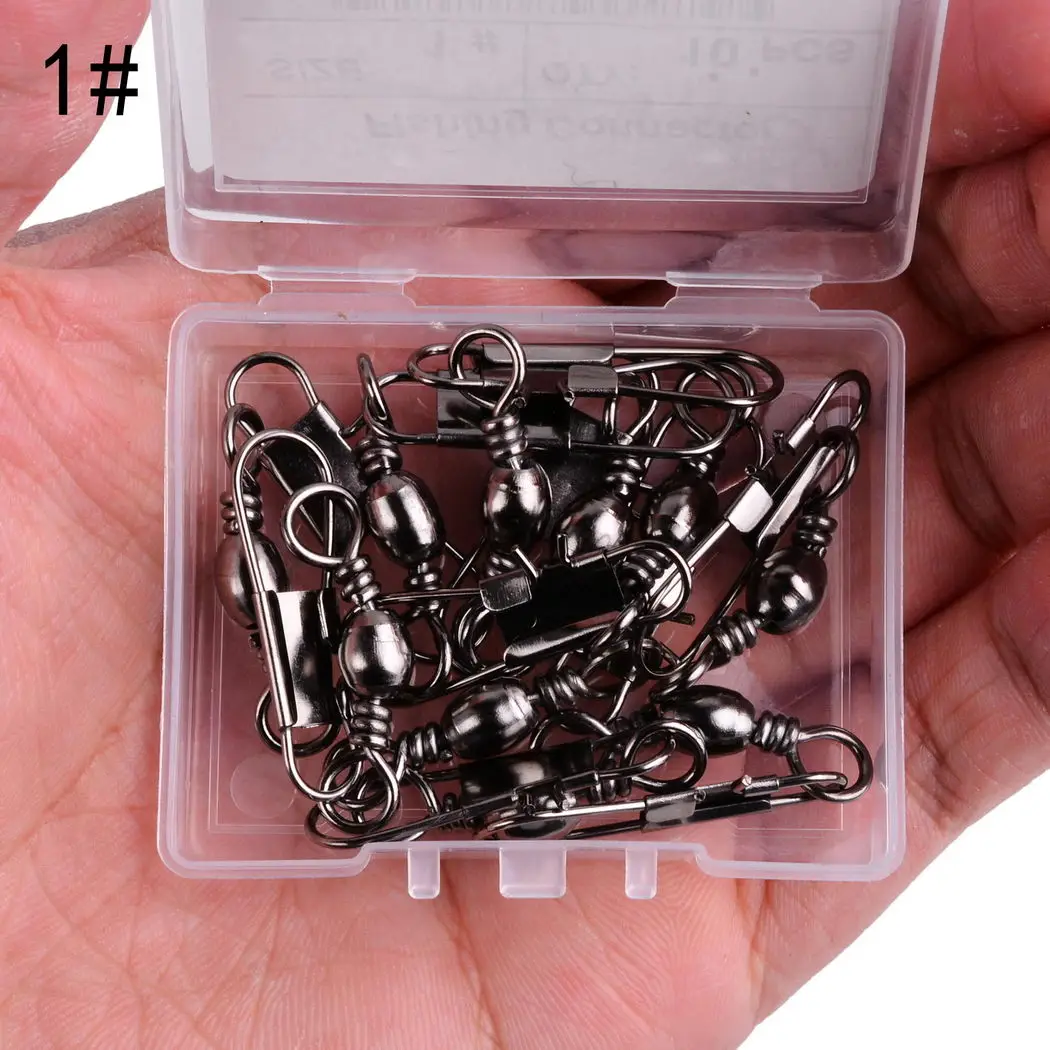 Eslabones giratorios con rodamiento y broche para carpa - imagen 2
