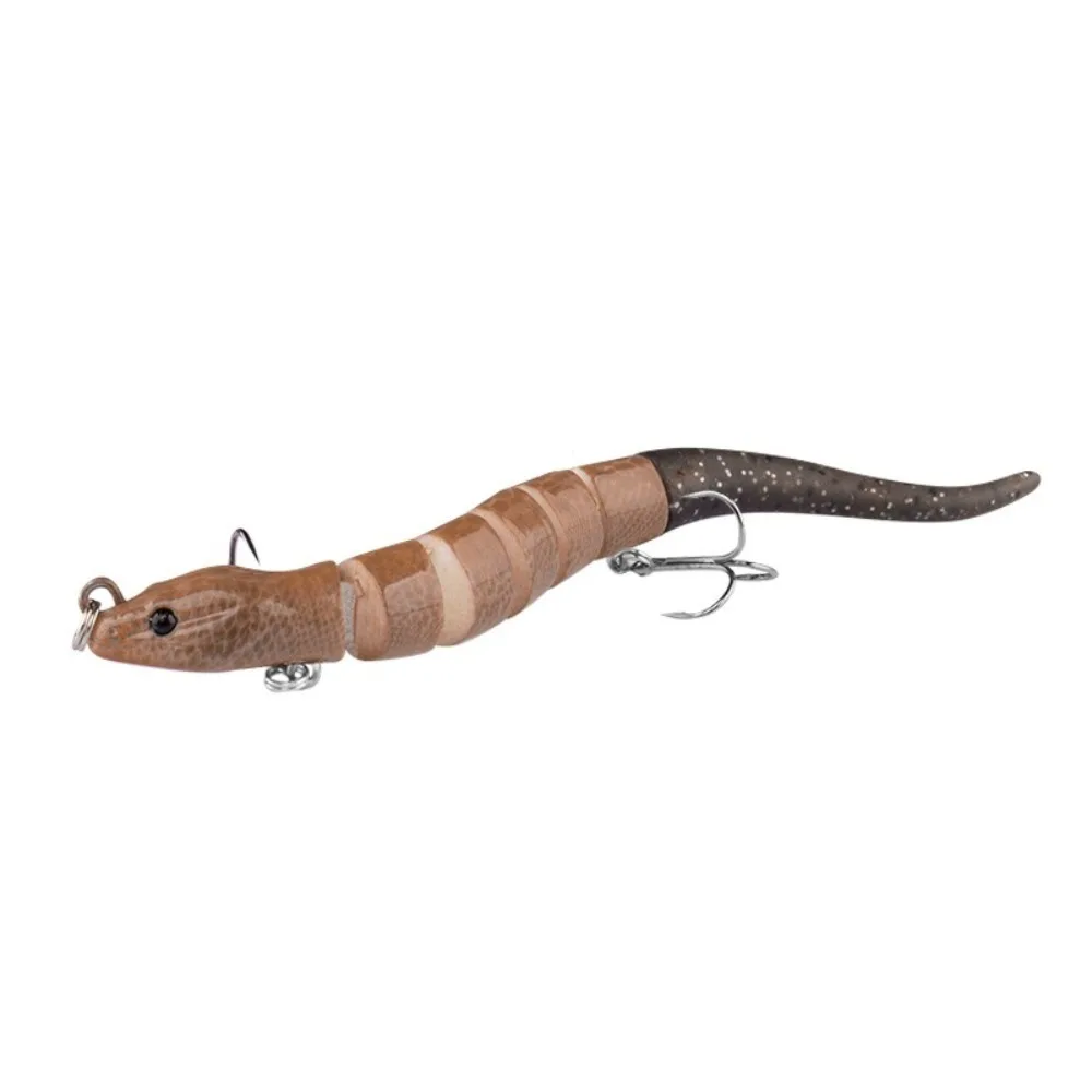 Señuelo Swimbait multi-segmento con olor a pescado para pesca