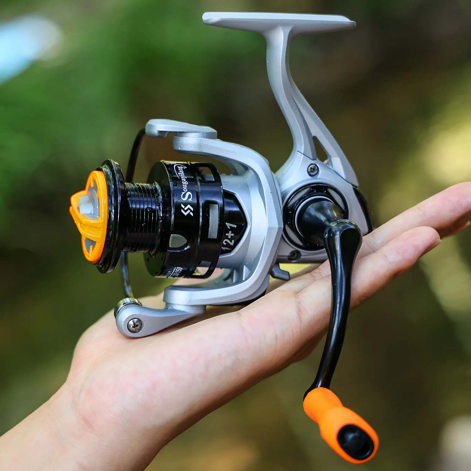 Sougayilang Carrete Giratorio de Pesca – Ideal para Agua Dulce - imagen 4