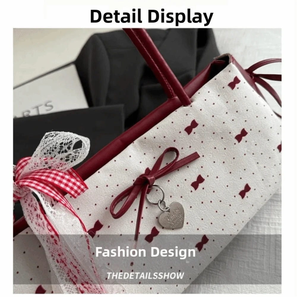 Bolso de Hombro para Mujer con Lazo Decorativo – Diseño Elegante - imagen 4