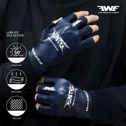 Guantes de pesca de hielo UPF50+ transpirables para señuelos