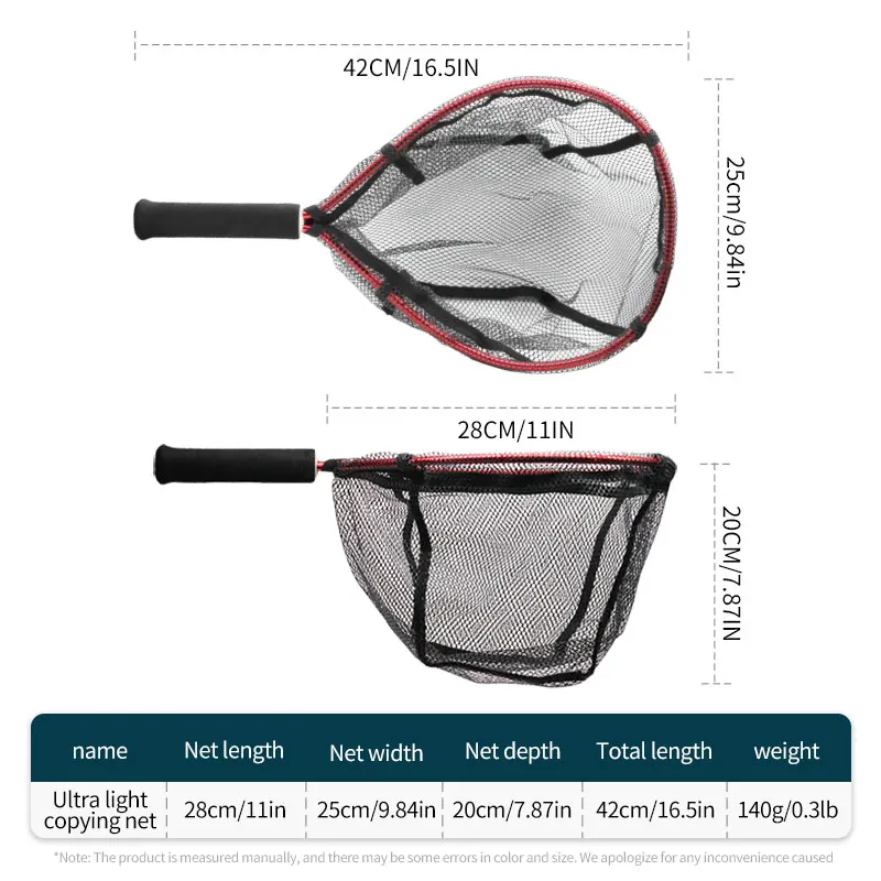 Red de pesca con mosca sin nudos ShareShark, resistente a la corrosión - imagen 5