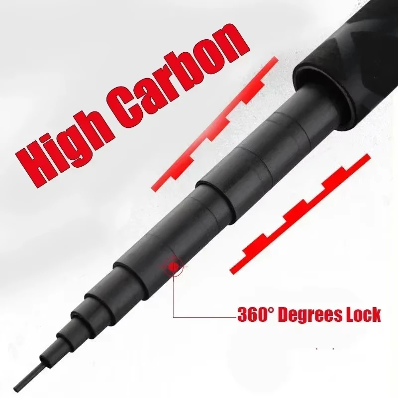 Caña telescópica Goture fibra de carbono ultraligera para río - imagen 4