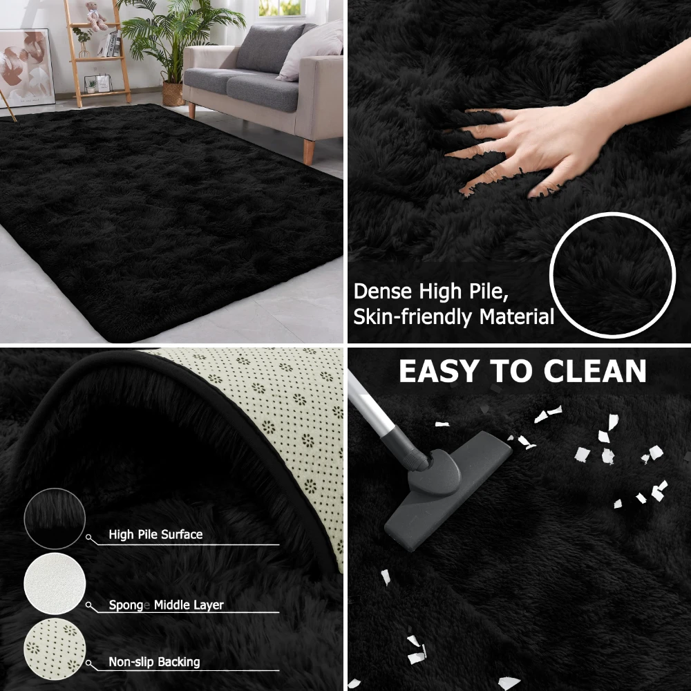 Alfombra Infantil Felpa Antideslizante – Ideal para Salón y Dormitorio - imagen 3