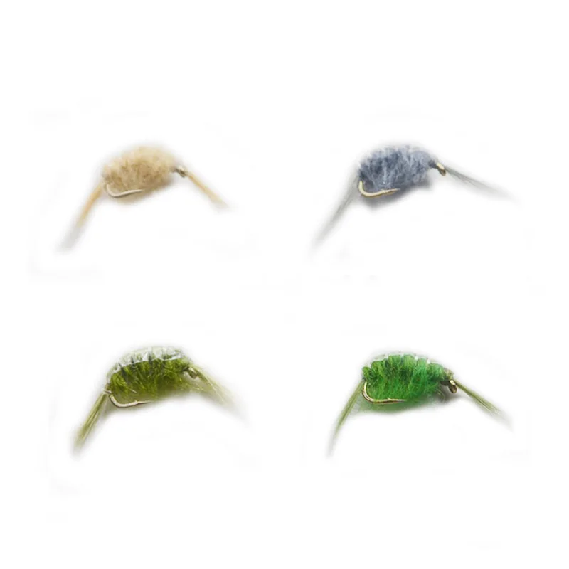 Simulador de moscas de pesca con mosca en 4 estilos