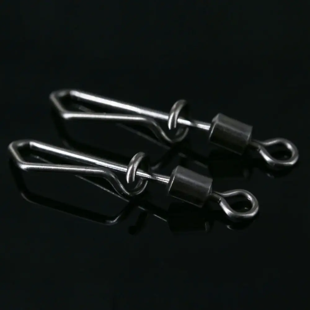 Eslabones giratorios tipo T con anillas sólidas para pesca - imagen 3