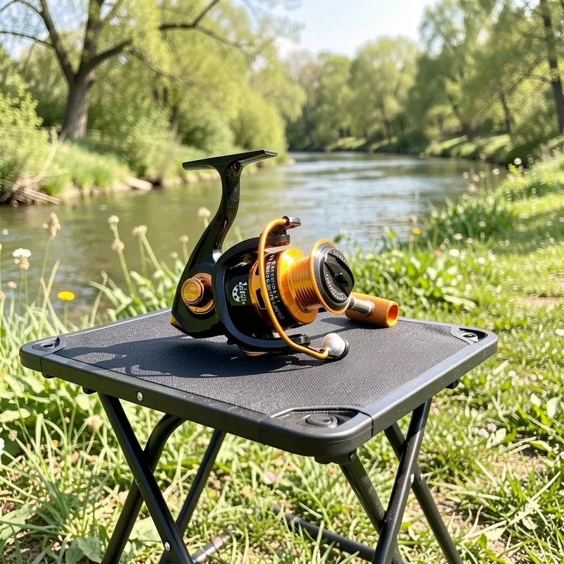 Carrete giratorio baitrunner con perilla de EVA y bobina doble - imagen 4