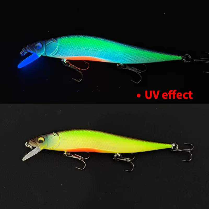 Señuelo Jerkbait Minnow flotante y suspendido para lubina - imagen 2