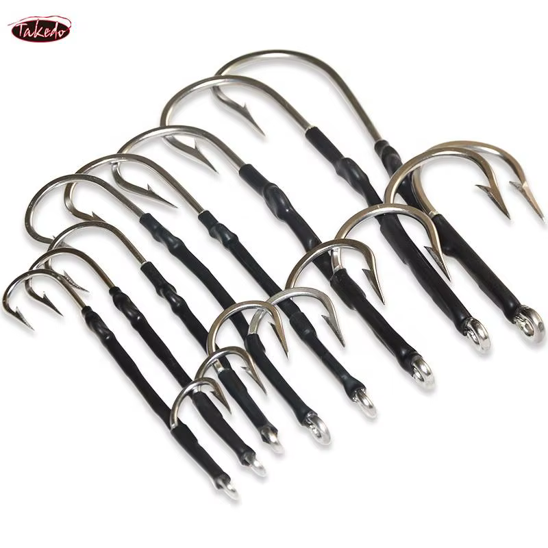 Anzuelos Jigging de acero inoxidable TAKEDO 7691 – para atún y tiburón - imagen 3