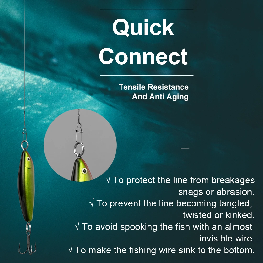 Jig Heads Inox FishTrip con Manguitos Crimp para jigging - imagen 3