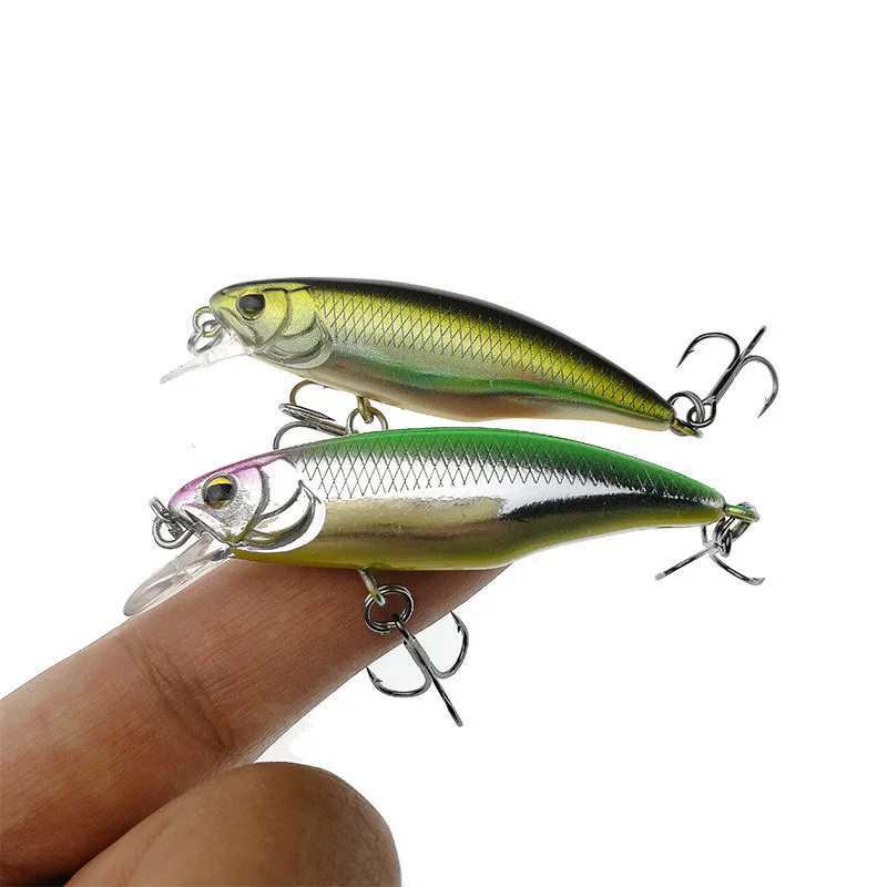 Crankbait Mini Minnow 3D para trucha y lubina con ojos reales - imagen 3