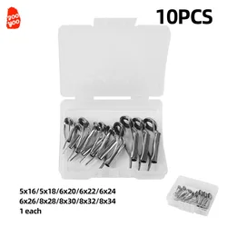 Anillos guía antienredos LUYA para cañas de mar – Punta fundida larga