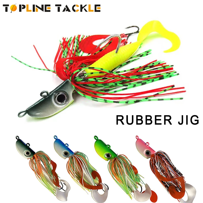 Señuelo goma lento anzuelos luminosos 20-150g pesca marina - imagen 3