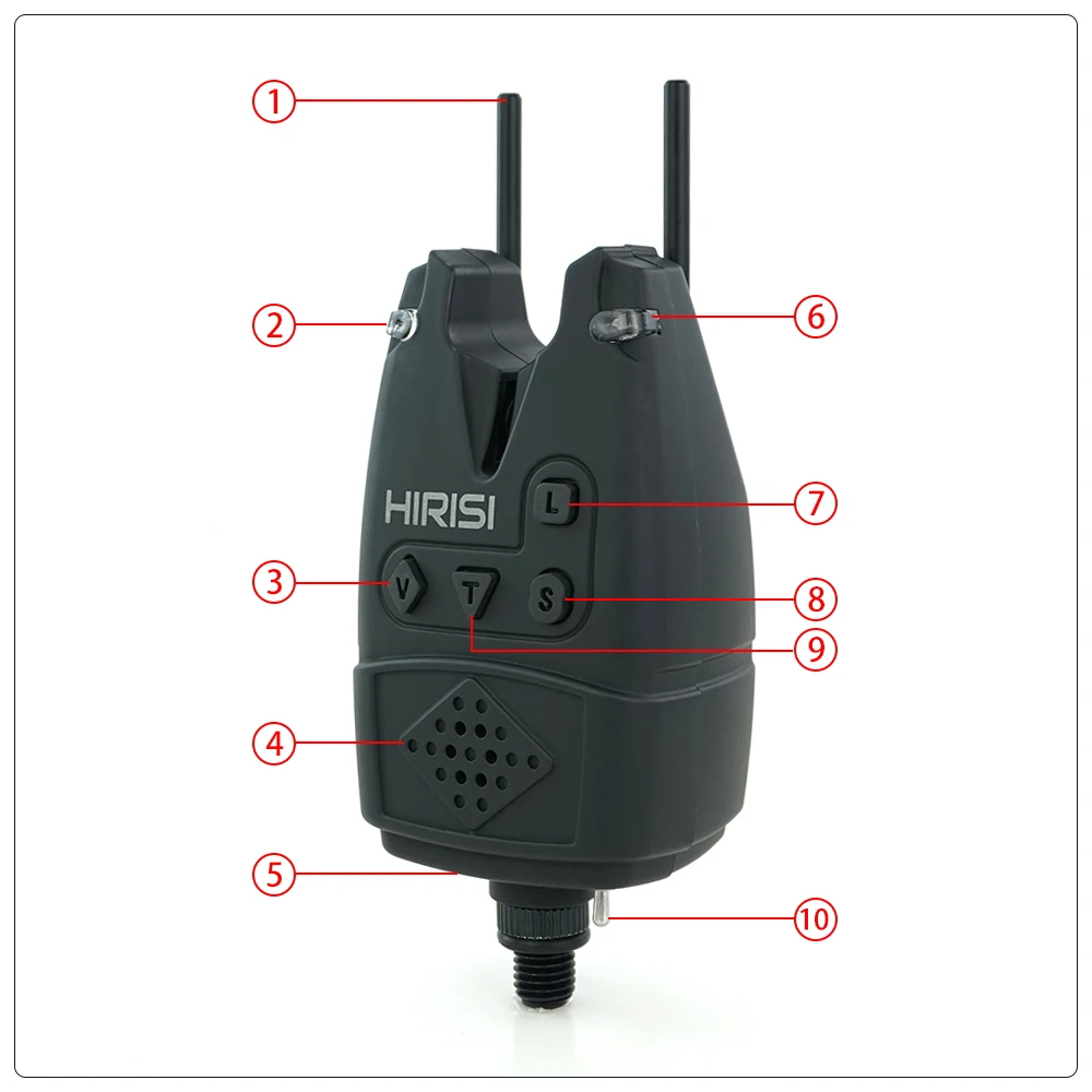 Indicaciones y conector para accesorios