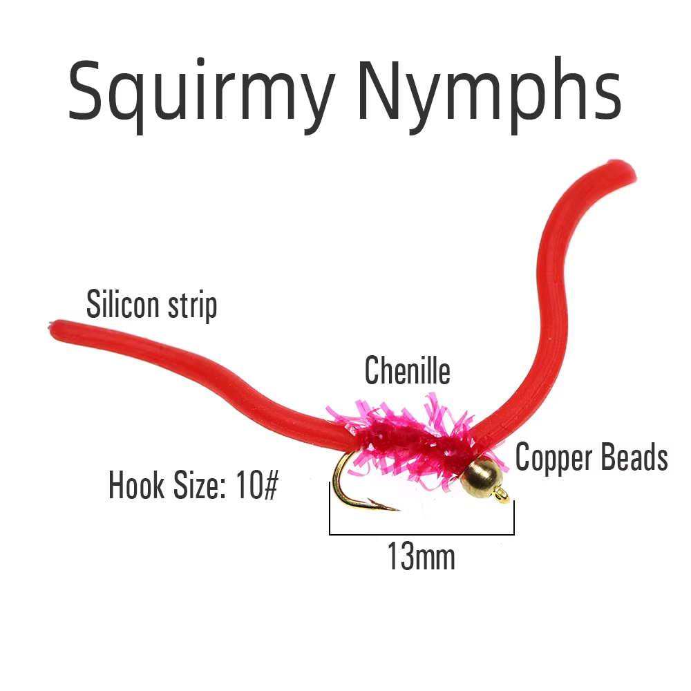 ICERIO Squirmy Ninfa cuentas para trucha - imagen 4