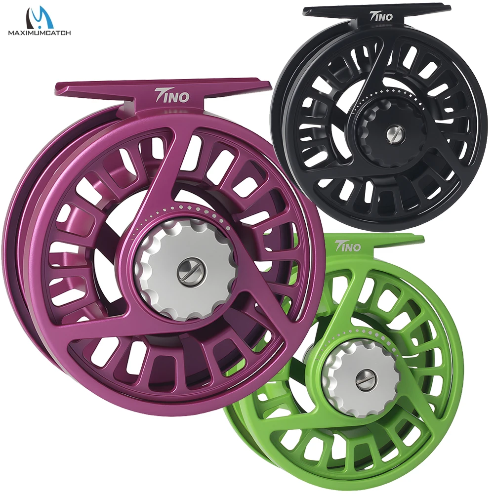 Carrete de pesca con mosca Maximumcatch Tino, arrastre suave - imagen 3