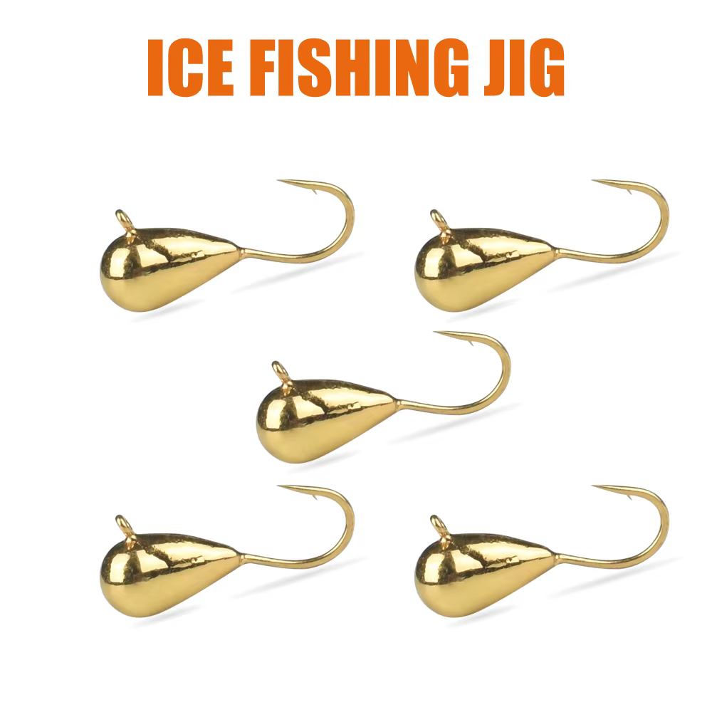 Señuelo de tungsteno Muunn para pesca en hielo – Lágrima luminosa - imagen 2