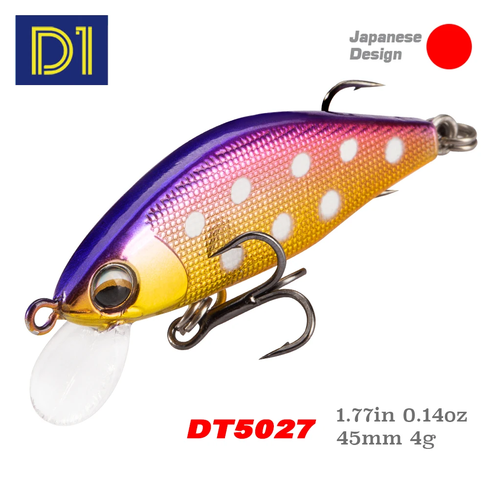 D1 Minnow Señuelo Hundidor Trucha Percas – Pesca Deportiva - imagen 3