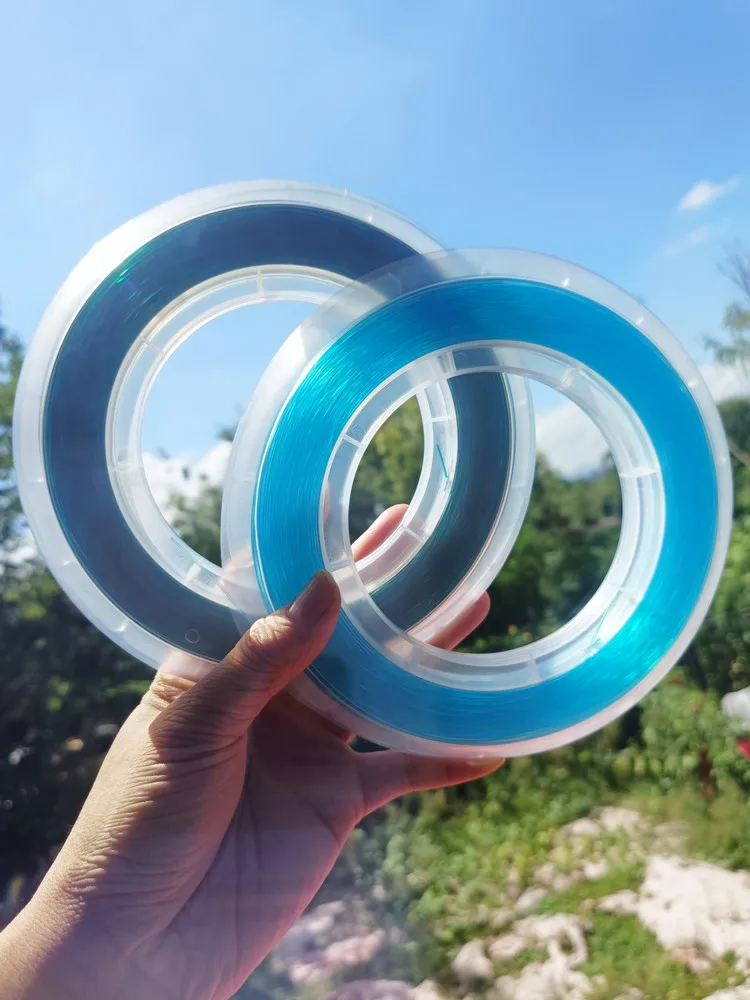 Sedal de nailon transparente para pesca de mar – Carrete manual - imagen 3