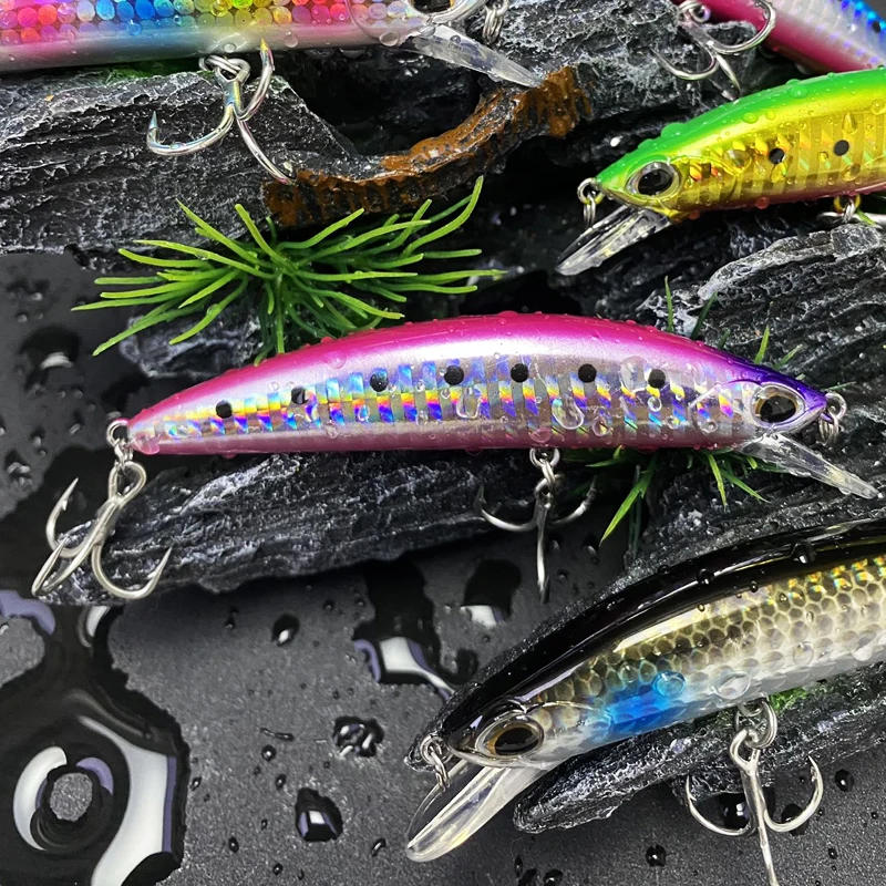 Wobblers Jerkbait hundidor de fundición larga para lubina y lucio - imagen 5
