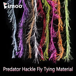 Bimoo Hackle con oropel Flash – Material atado de moscas depredador