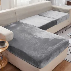 Fundas elásticas de terciopelo para cojines de sofa - Antideslizantes