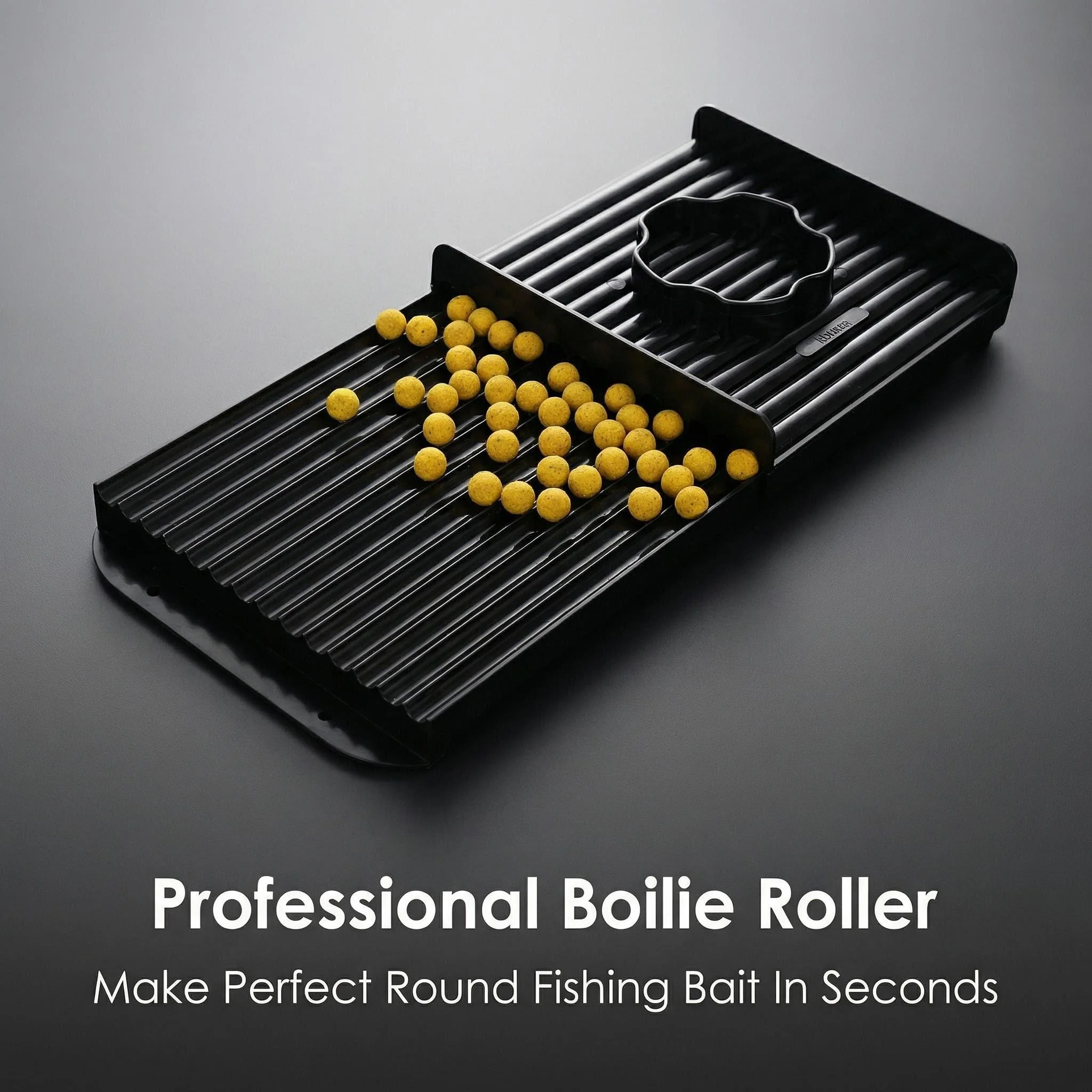 Mesa/rodillo para boilies y pop-up en acción