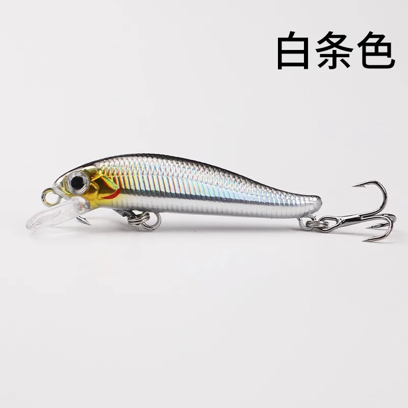 Wobbler Mini Láser Duro Minnow – Jerkbait 5,5 cm para lubina - imagen 2