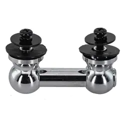 Soporte de tambor doble cara de aleación de aluminio con tornillos
