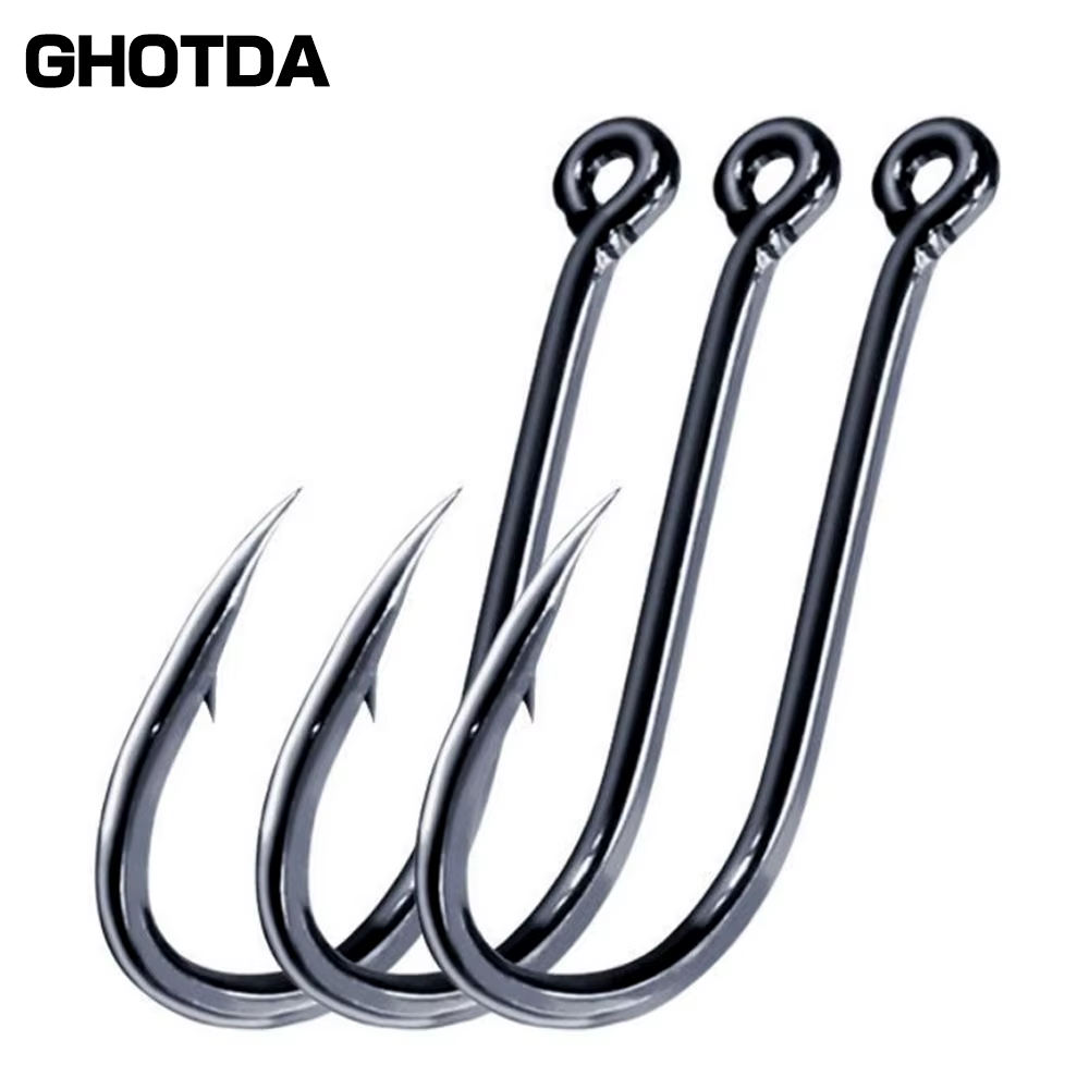 Ganchos Circle Hook Carpa – Acero carbono con púas - imagen 3