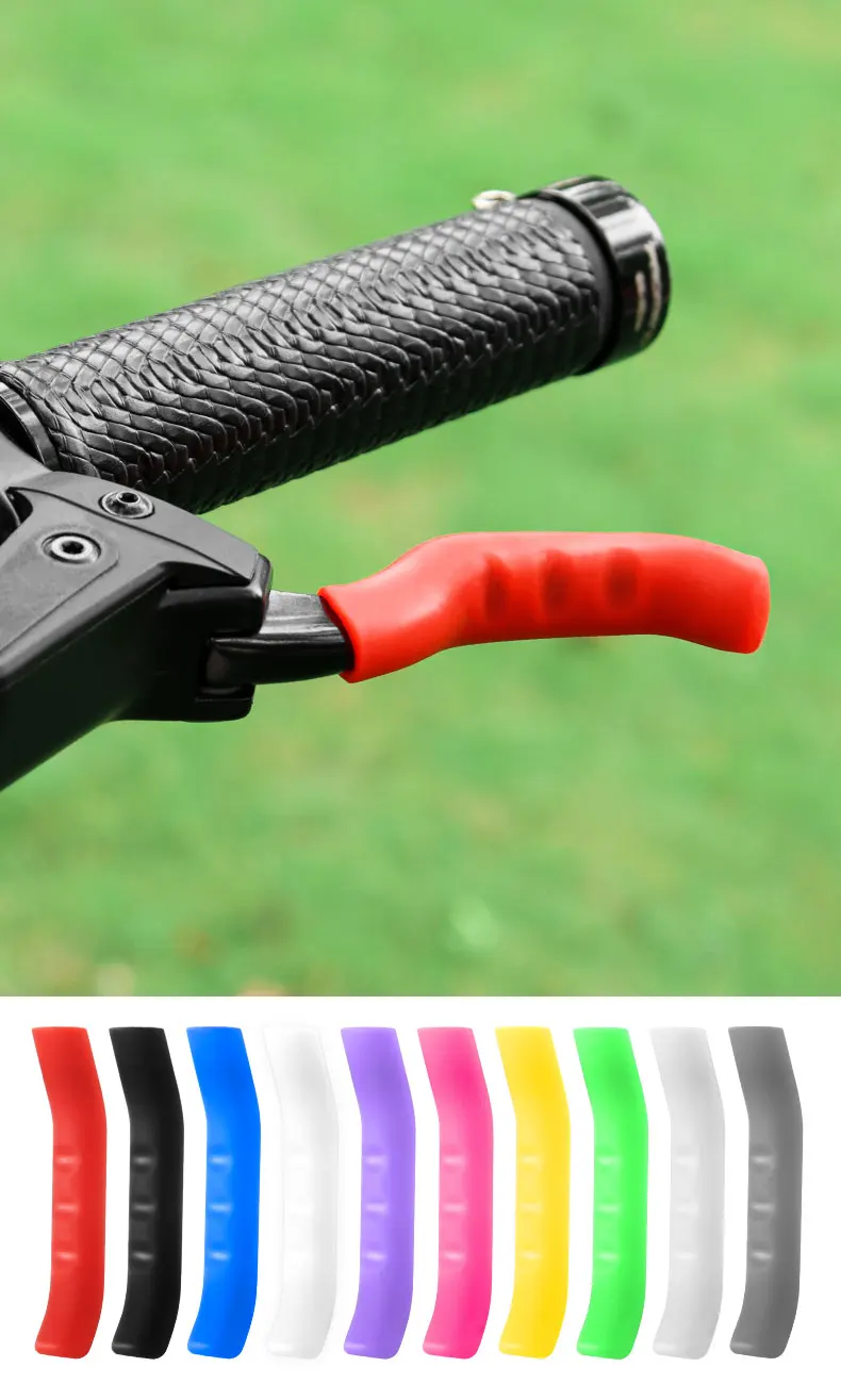 Fundas de silicona para cubrir manetas de freno de bicicleta