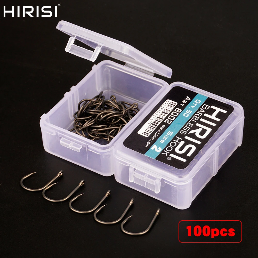 Anzuelos sin púas Hirisi 8002 – Acero inoxidable con PTFE - imagen 4
